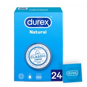 Durex Natural Plus 24 uds.