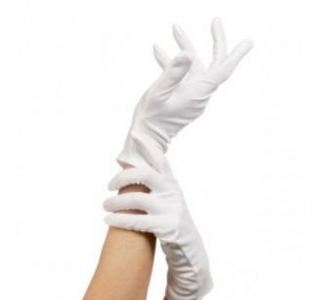 Guantes Cortos Blancos