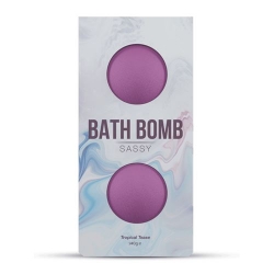 2 Bolas de baño Dona Bath Bomb Sassy (Una mezcla de mandarina y flor de jazmín)