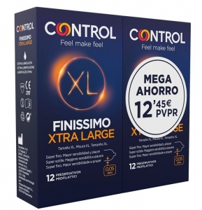 Preservativos Control Finissimo XL 12 + 12