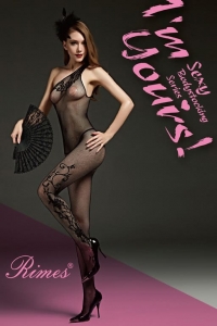 Bodystocking Negro Tatoo