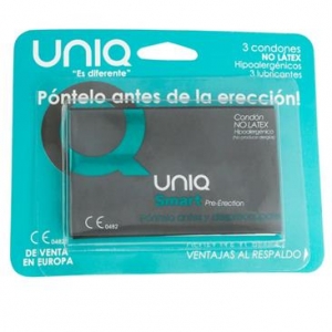 Preservativos UNIQ 3uds. Para antes de la erección