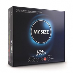 Preservativos My.Size MIX 60mm en caja de 28 uds.