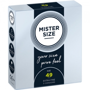 Preservativos Mister Size 49mm caja 3