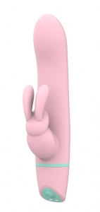 Vibrador silicona Rabbit con bolas interiores