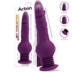 Booster - Vibrador con Thrusting Ultra Jet Thruster con Potente Ventosa