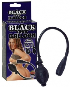 Black Anal Balloon expandidor hinchable